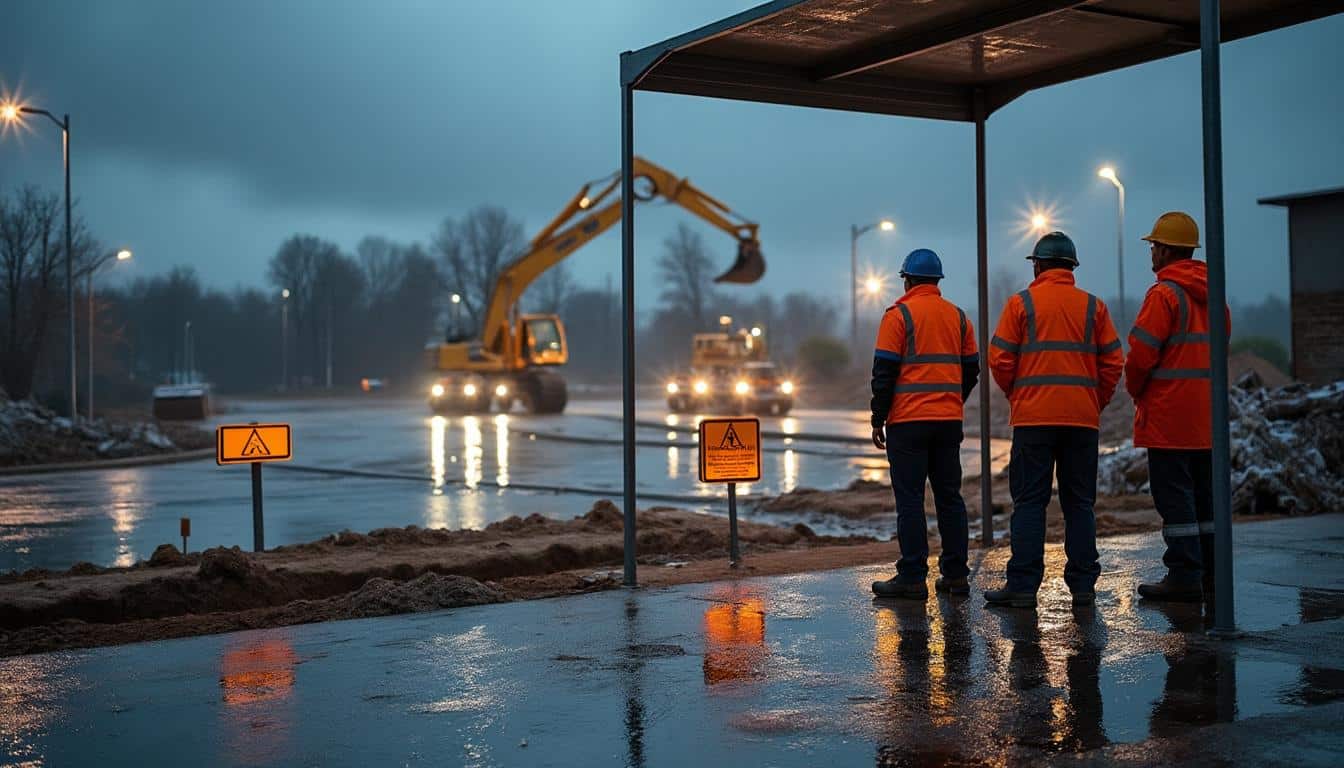 Illustration: Comprendre le régime de chômage lié aux intempéries dans le BTP