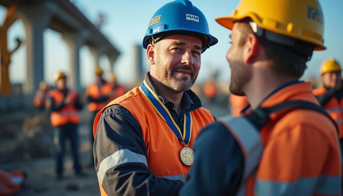 Médaille du travail dans le BTP : récompense et critères 2024