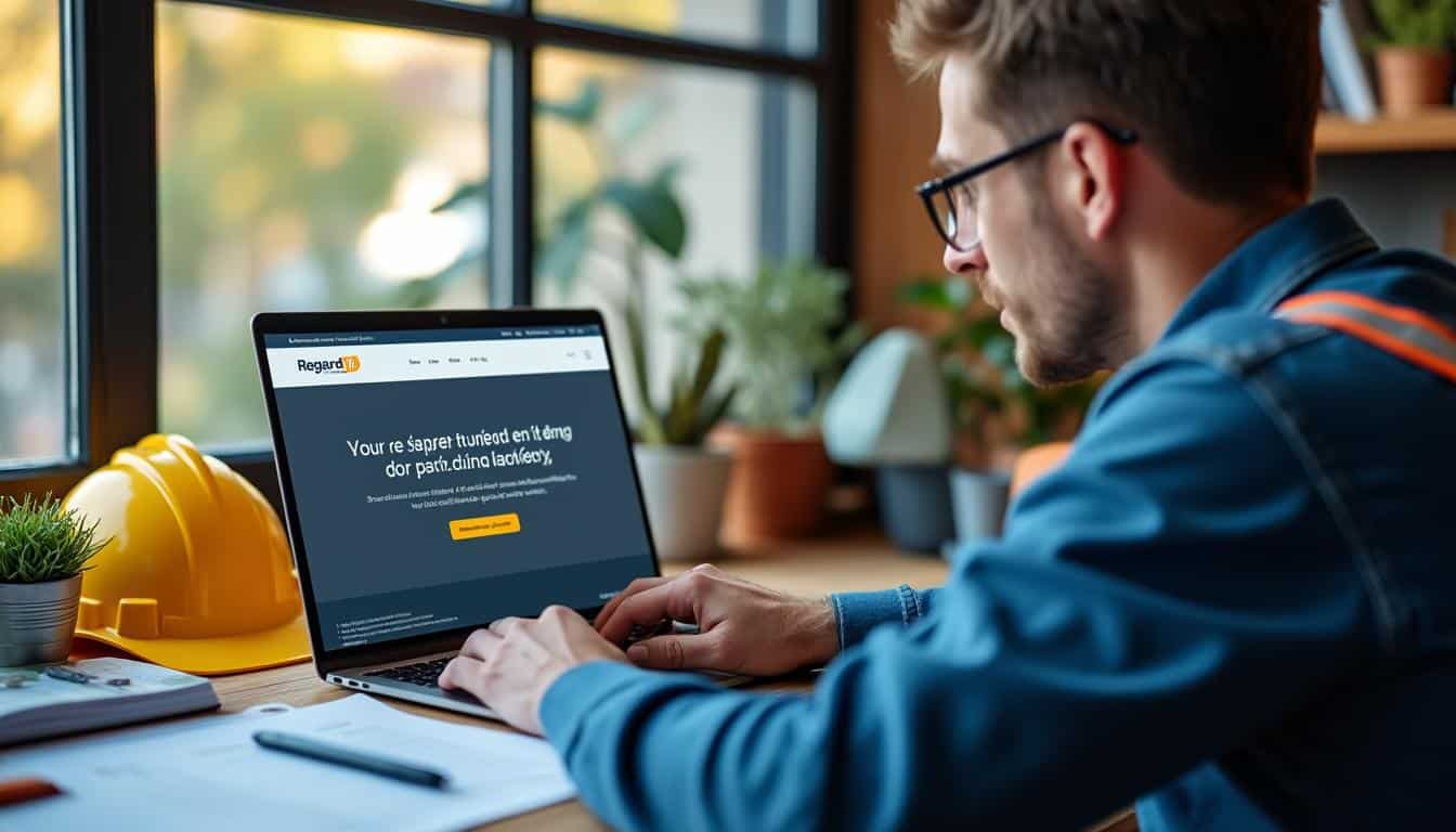 Illustration: Comment accéder facilement à l’espace personnel Regard BTP mon compte ?