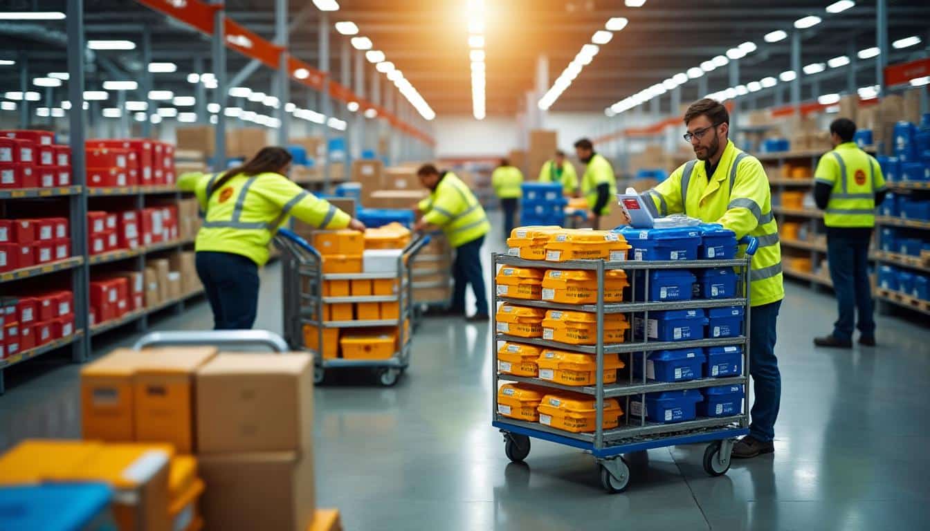 Illustration: Découvrez comment la logistique de La Poste organise ses opérations au quotidien