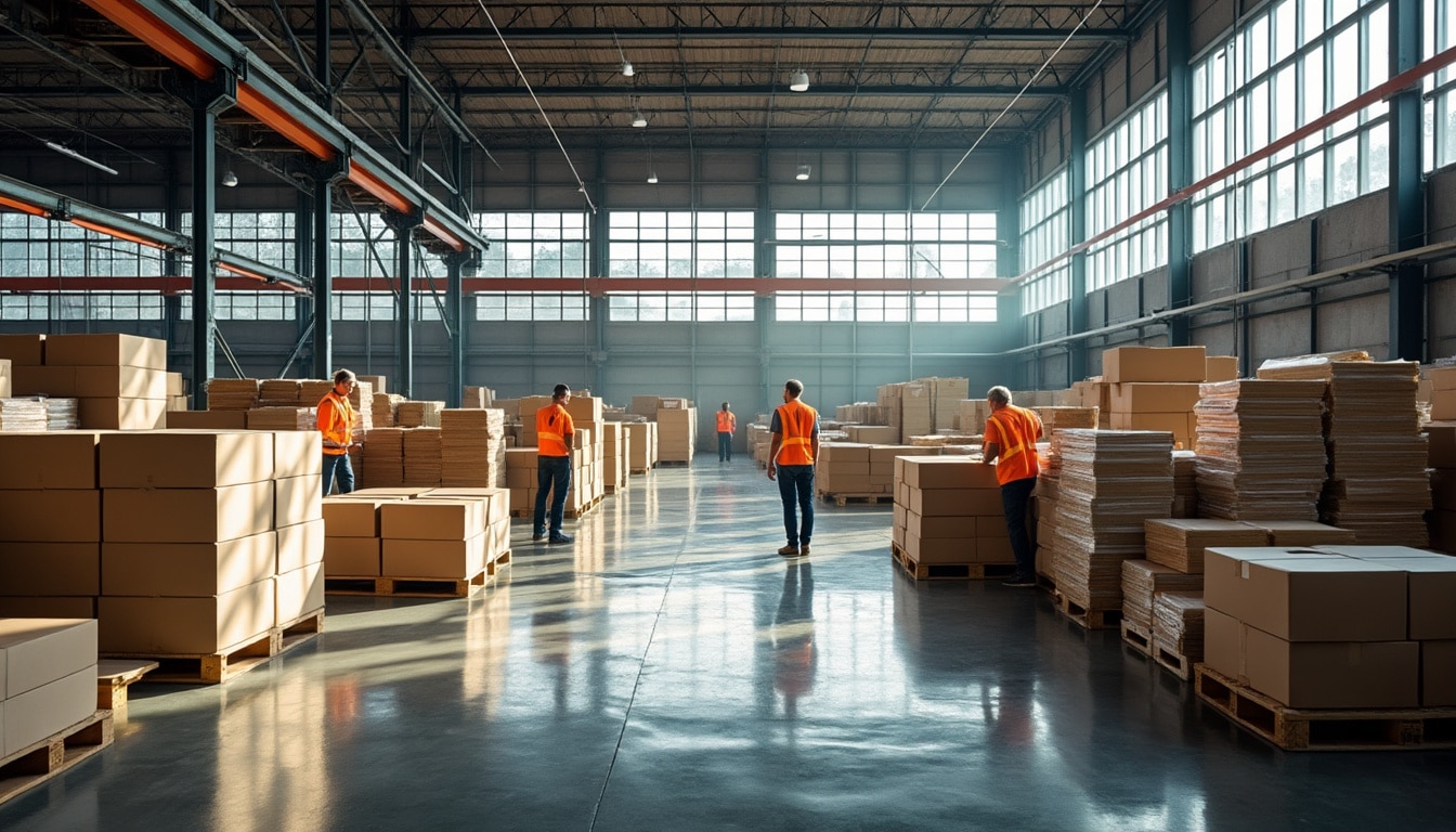 Équipements pour entrepôt à Paris : optimiser stockage et manutention