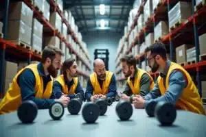 Comment choisir des roulettes pour chariots de manutention en entrepôt et optimiser vos déplacements de stock ?