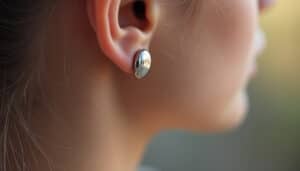 Boucle d’oreille en acier chirurgical : élégance et confort durable