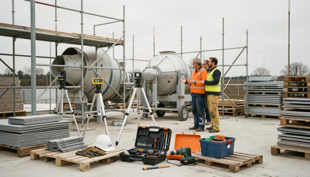 Équipement de chantier dans le bâtiment : bien choisir