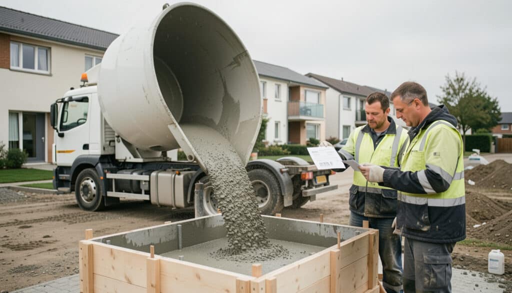 Prix du béton en toupie au m³ : bien lire le tarif
